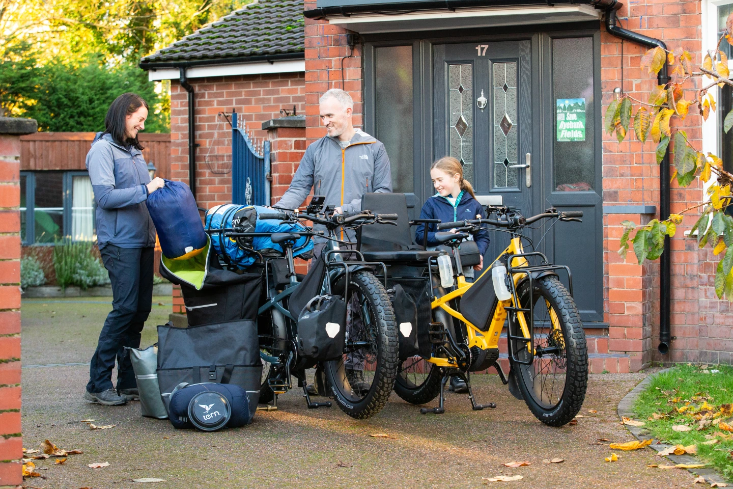 All packed up and ready to go: The Orox has a maximum load capacity of 462 lb for city riding, and 397 lb when adventuring off-road