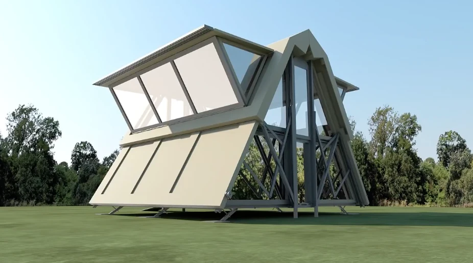 Resulting in a large, open-plan structure