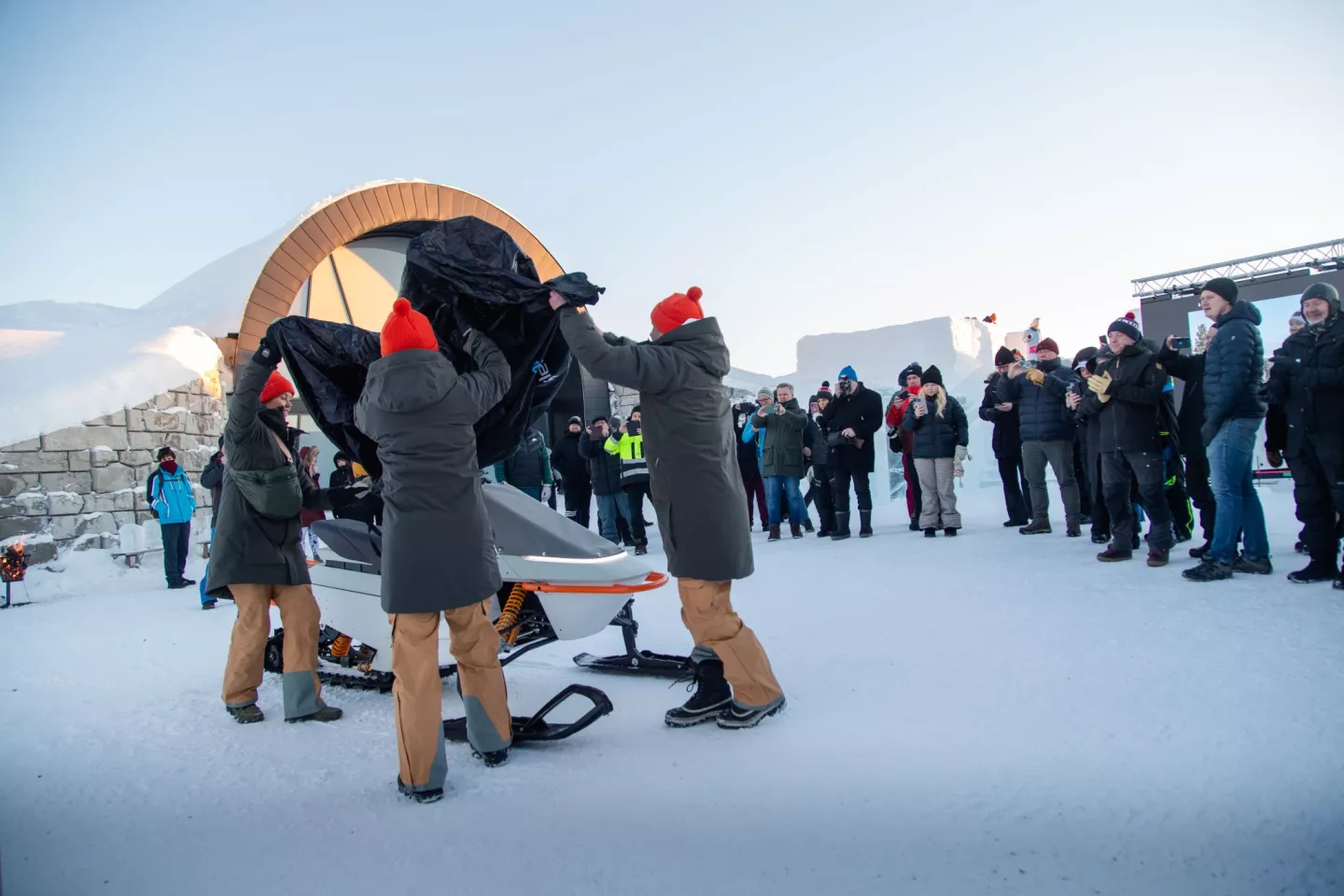 Vidde reveals the Alfa this month at Icehotel Sweden, which has plans to offer the electric snow machines to guests