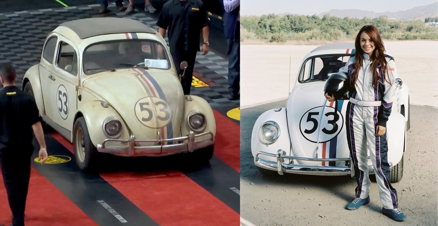 The surprise of the auction was the final lot, F138, which was the car used to play the "junkyard Herbie", the rundown beetle that is riddled with rust, but wins Maggie Peyton's heart, being rescued and subsequently restored as Street Racer Herbie. Lot 138 was the "hero car" used for the close up shots of the rundown Herbie in the film, and when it sold for $93,500, it became the fourth most valuable Volkswagen Beetle in history