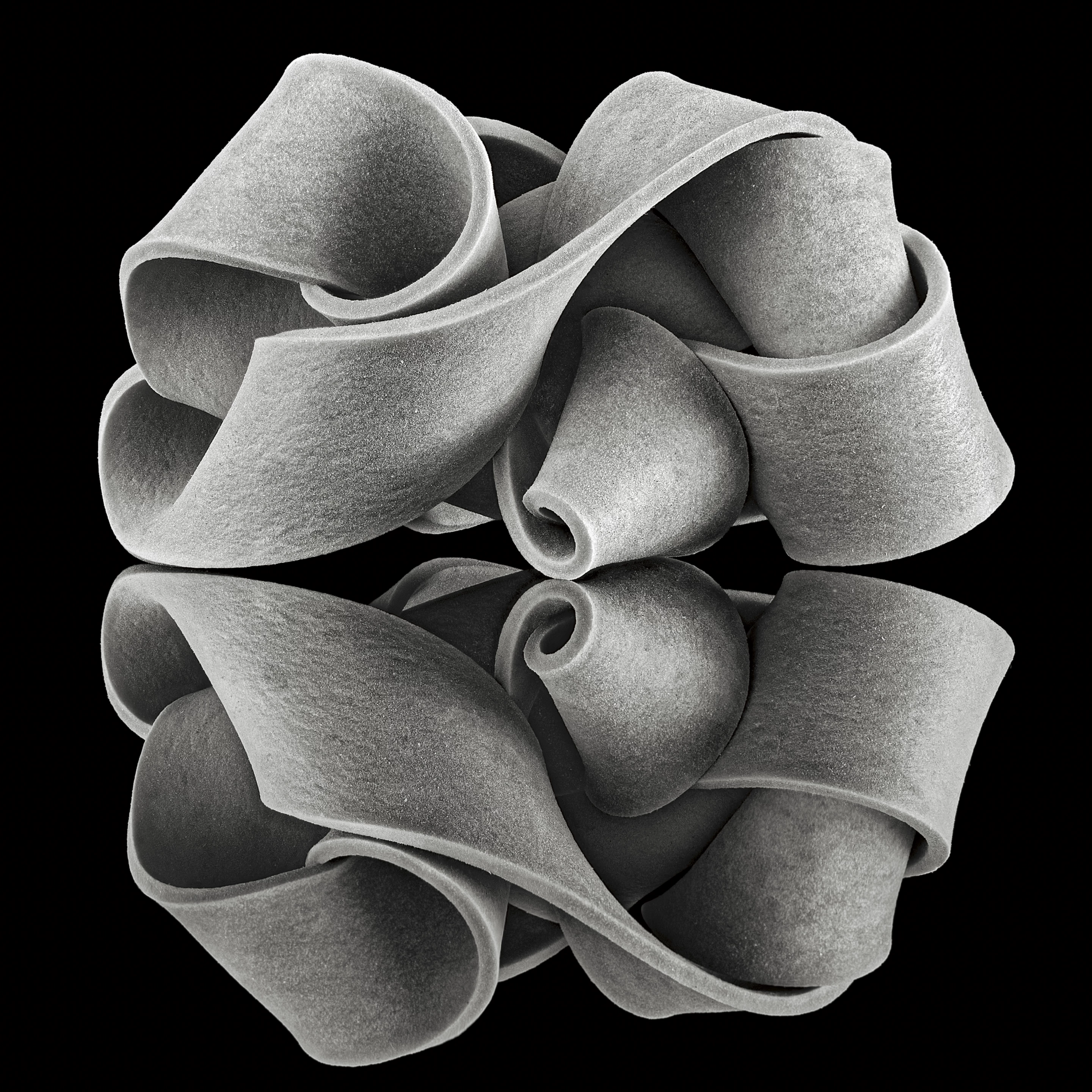 Finalist - Manmade. This series was sparked by a curled rubber band on my desk