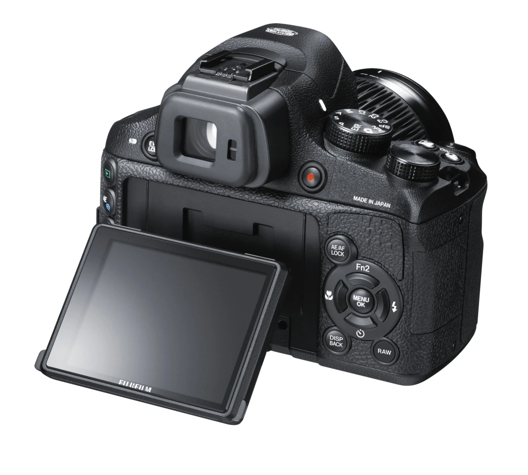 A full coverage, 3-inch, 460,000 dot resolution, tilting LCD display is also available for photo framing and navigating through menus and settings