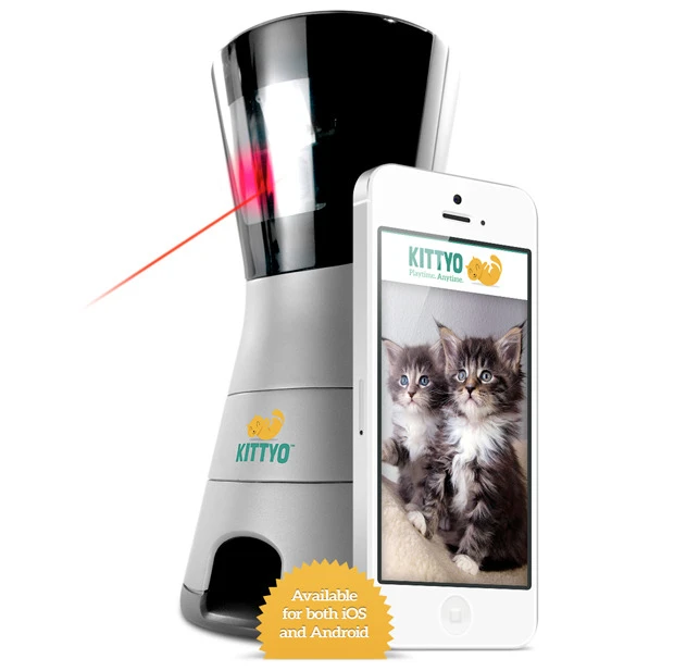 Kittyo lets a cat's owner play with their pet while not home
