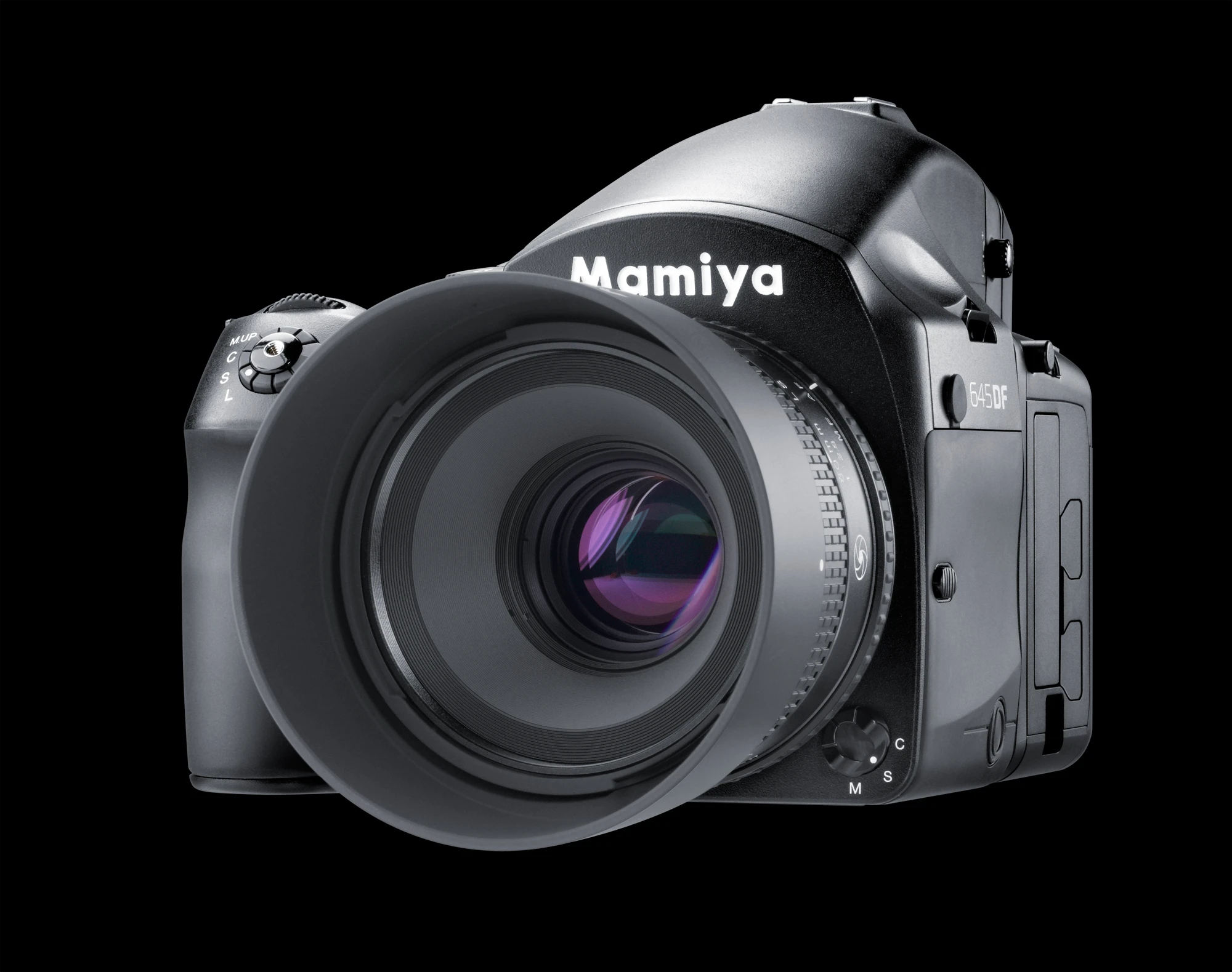 Mamiya Leaf says that the new camera backs are compatible with many legacy medium and large format cameras including the Mamiya 645DF camera (shown)