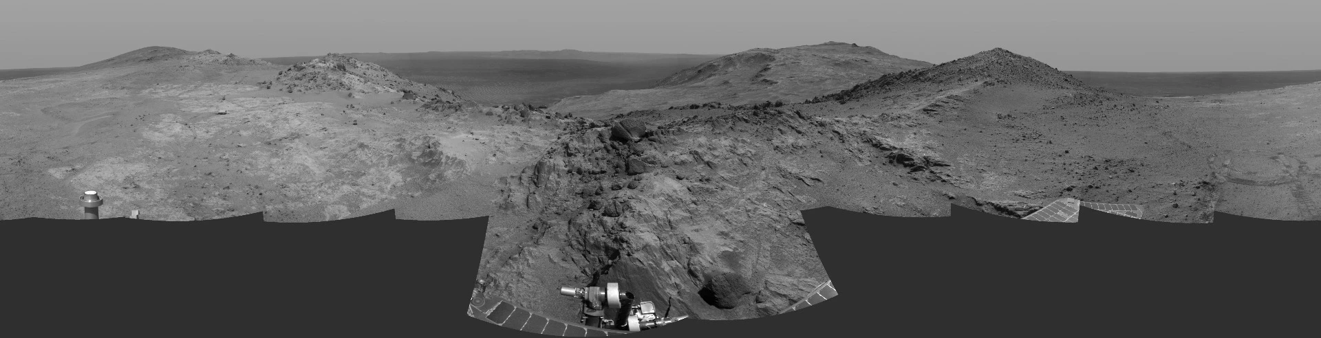 Marathon Valley as seen from Opportunity's NavCam