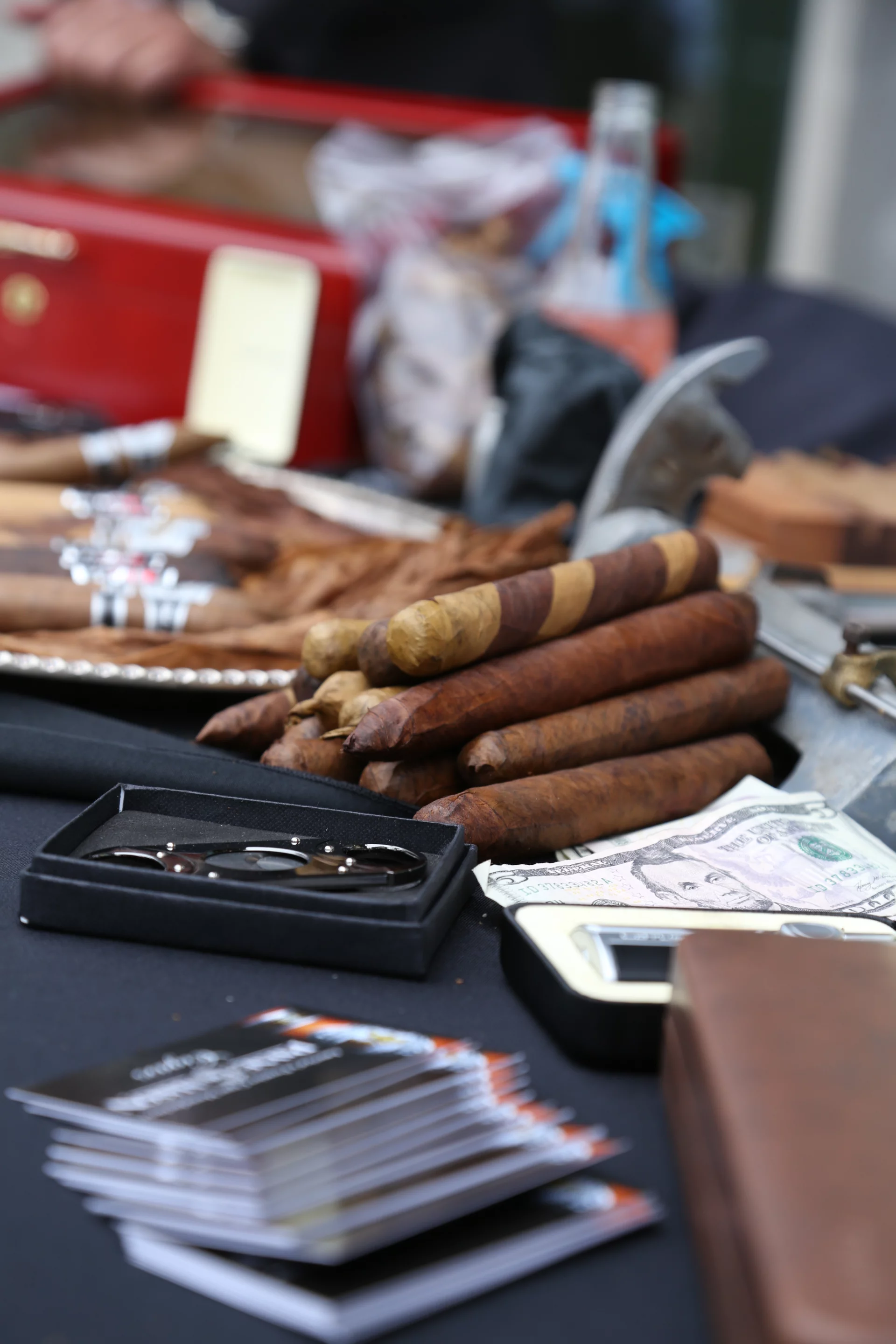 Lamborghini's private hilltop event included hand rolled cigars by an elderly man of obvious experiential talent (Photo: Angus MacKenzie/Gizmag.com)