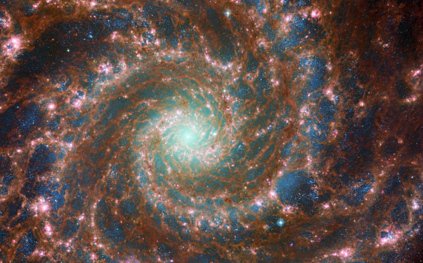 Composite image of the Phantom Galaxy