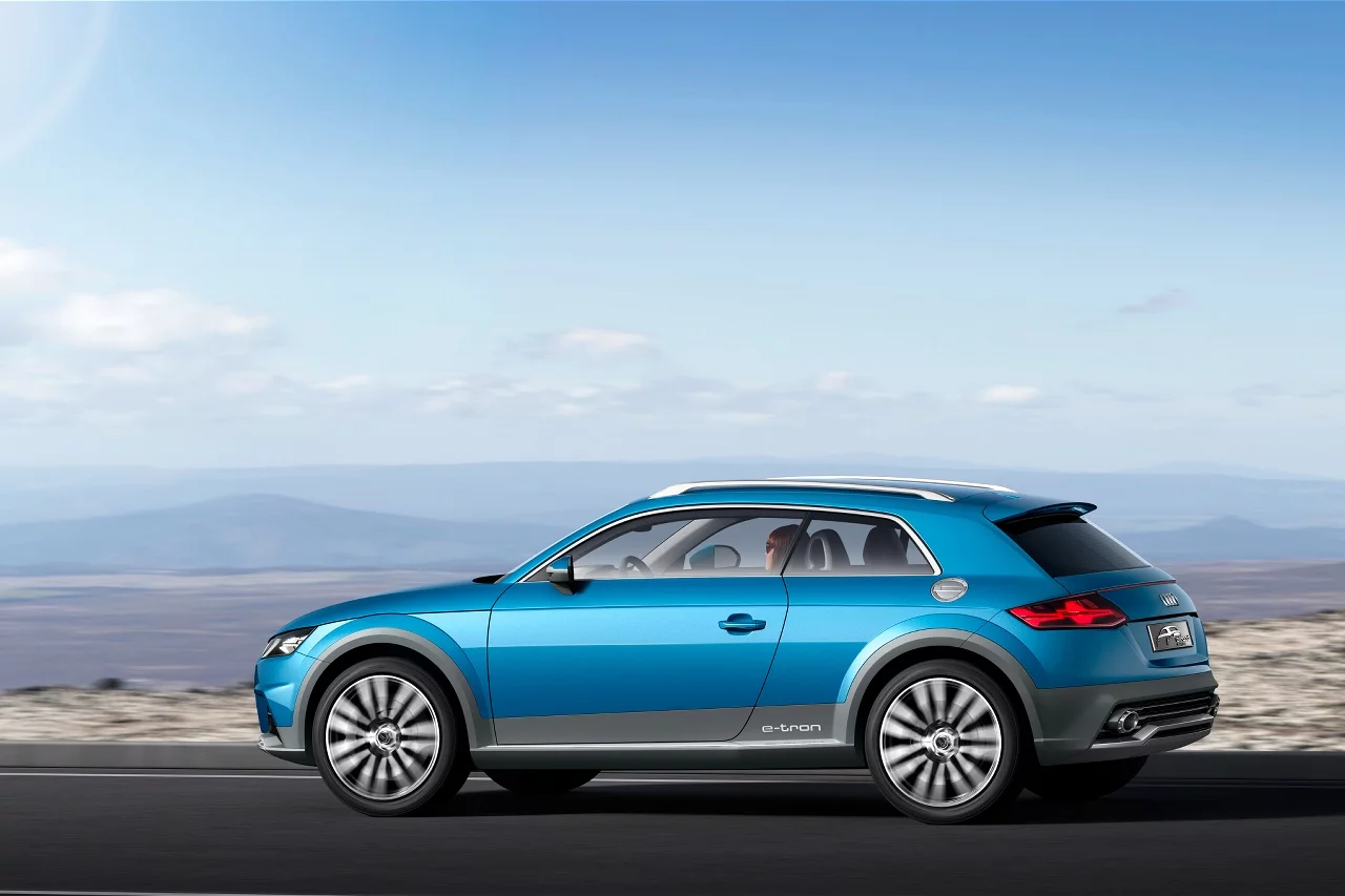 Audi gets solid points for pulling together a two-door wagon-cross that’s a mix between a Mini Cooper, a Q5 and a modified TT