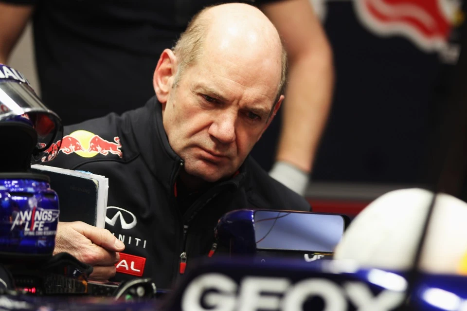 Currently F1's most successful designer, Adrian Newey, OBE