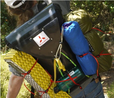 The rope on the outside provides plenty of added storage