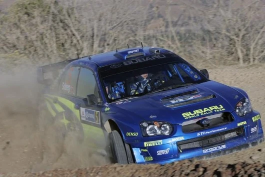 Solberg getting down and dirty in the new car