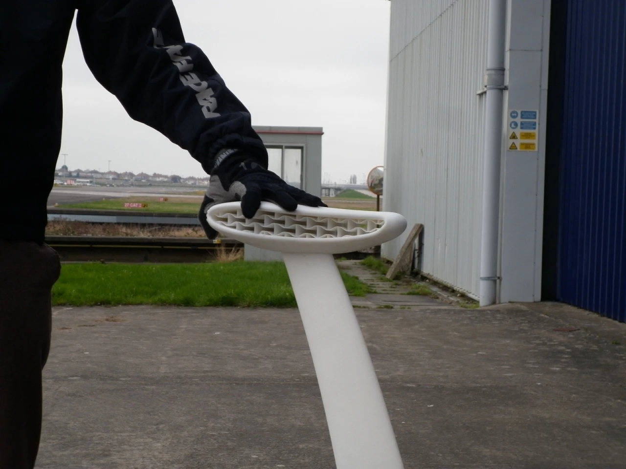 The Airbike's saddle has an auxetic structure to provide cushioning