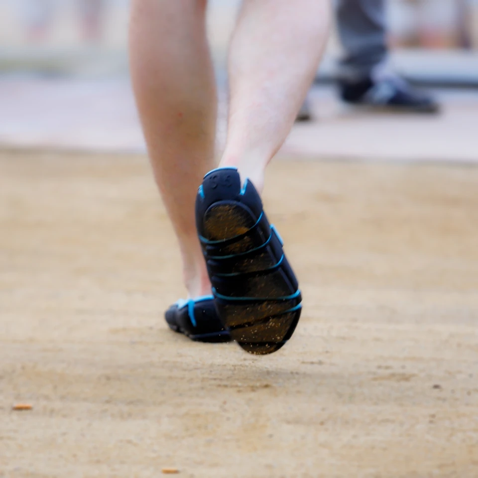 The jointed sole is there to provide more natural movement