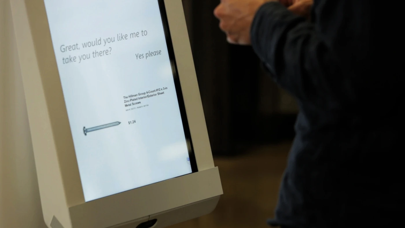 The OSHbot provides store promotions