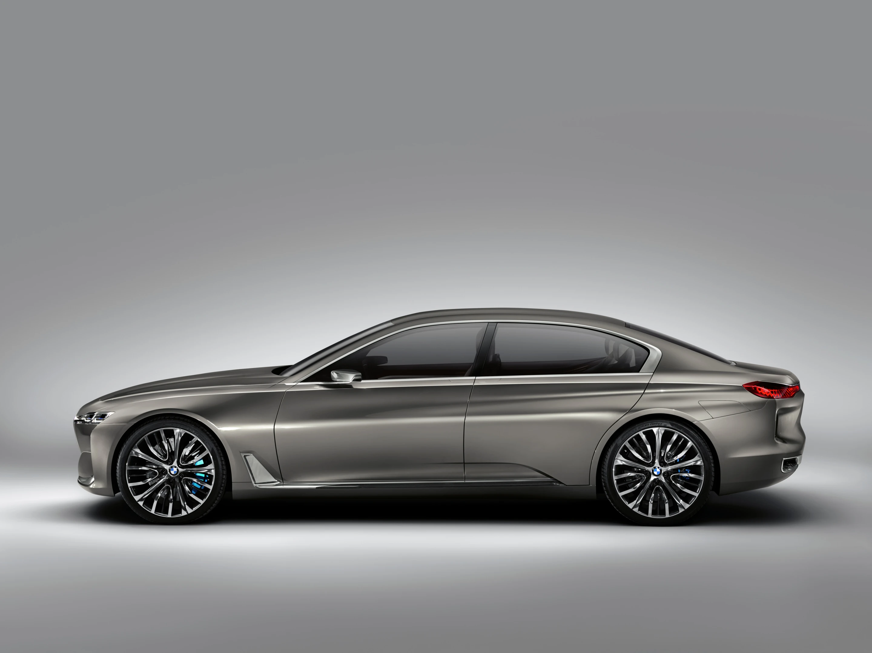 The Vision Future Luxury has a Liquid Platinum Bronze paint job