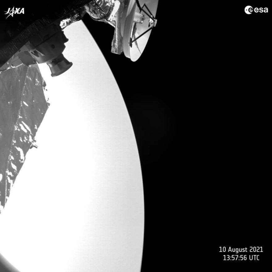 Venus as seen from BepiColombo