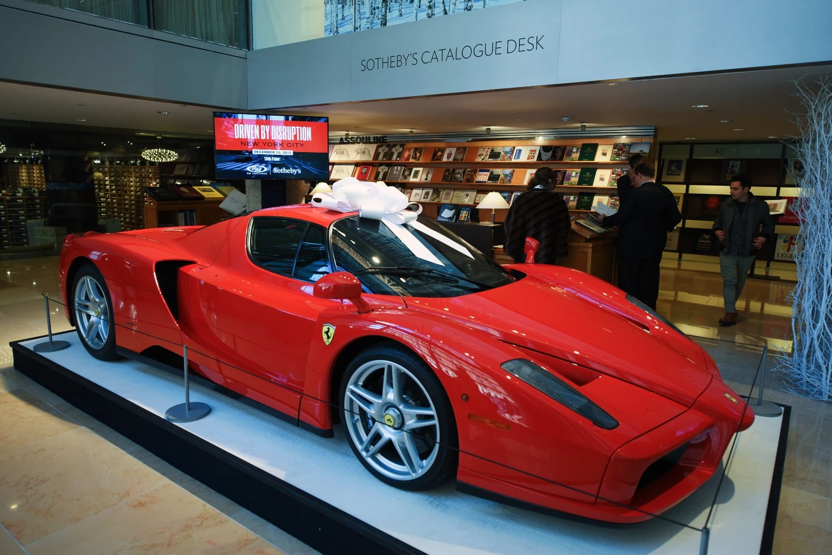 Floyd Mayweather's Ferrari achieved the second highest figure ever fetched by an Enzo, but didn't come close to the Pope's Enzo.