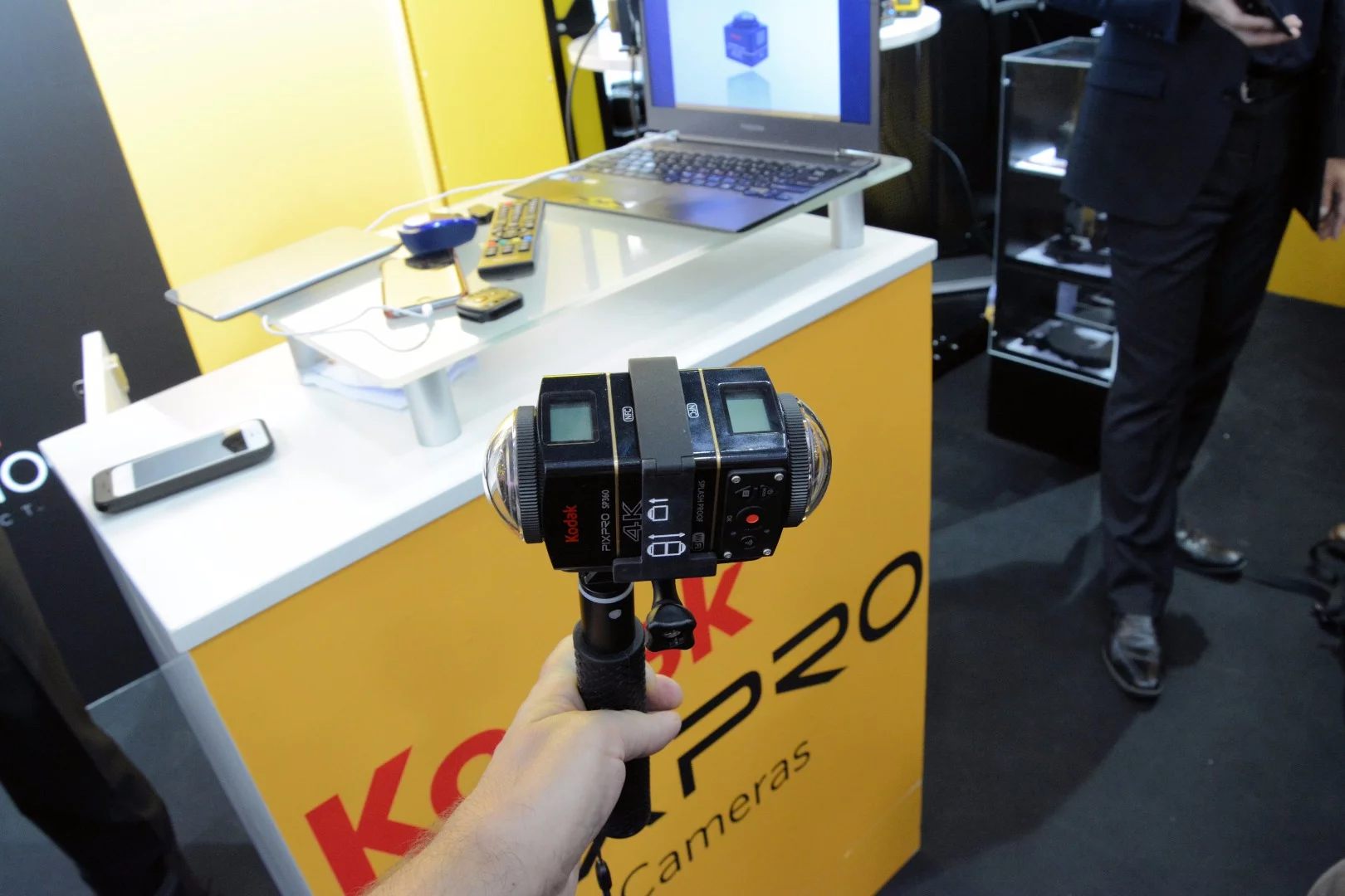 Two Kodak Pixpro SP360-4K cameras can be used together
