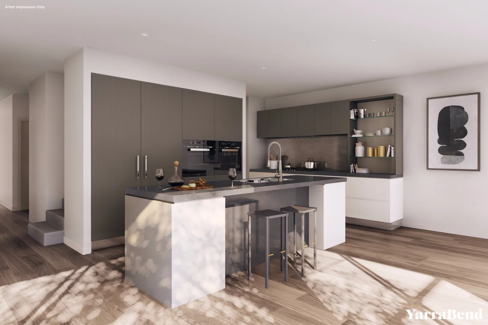 It's possible for prospective residents to pick homes that are already completed, or to have one designed to their own tastes and requirements