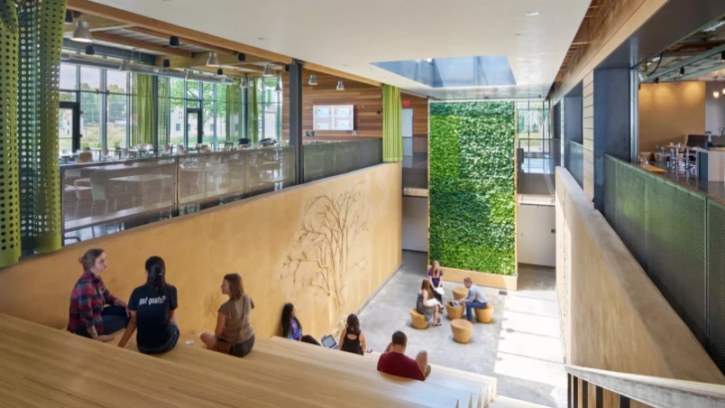 Award of Excellence in the AIA's 2018 Education Facility Design Awards: Chatham University Eden Hall Campus, by Mithun