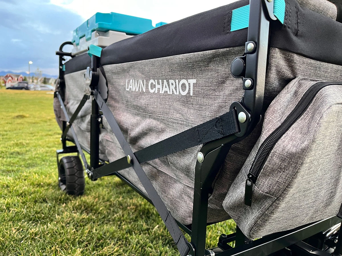 You'll get plenty of storage space inside the wagon, along with large cup holders and pockets for small items by the seats