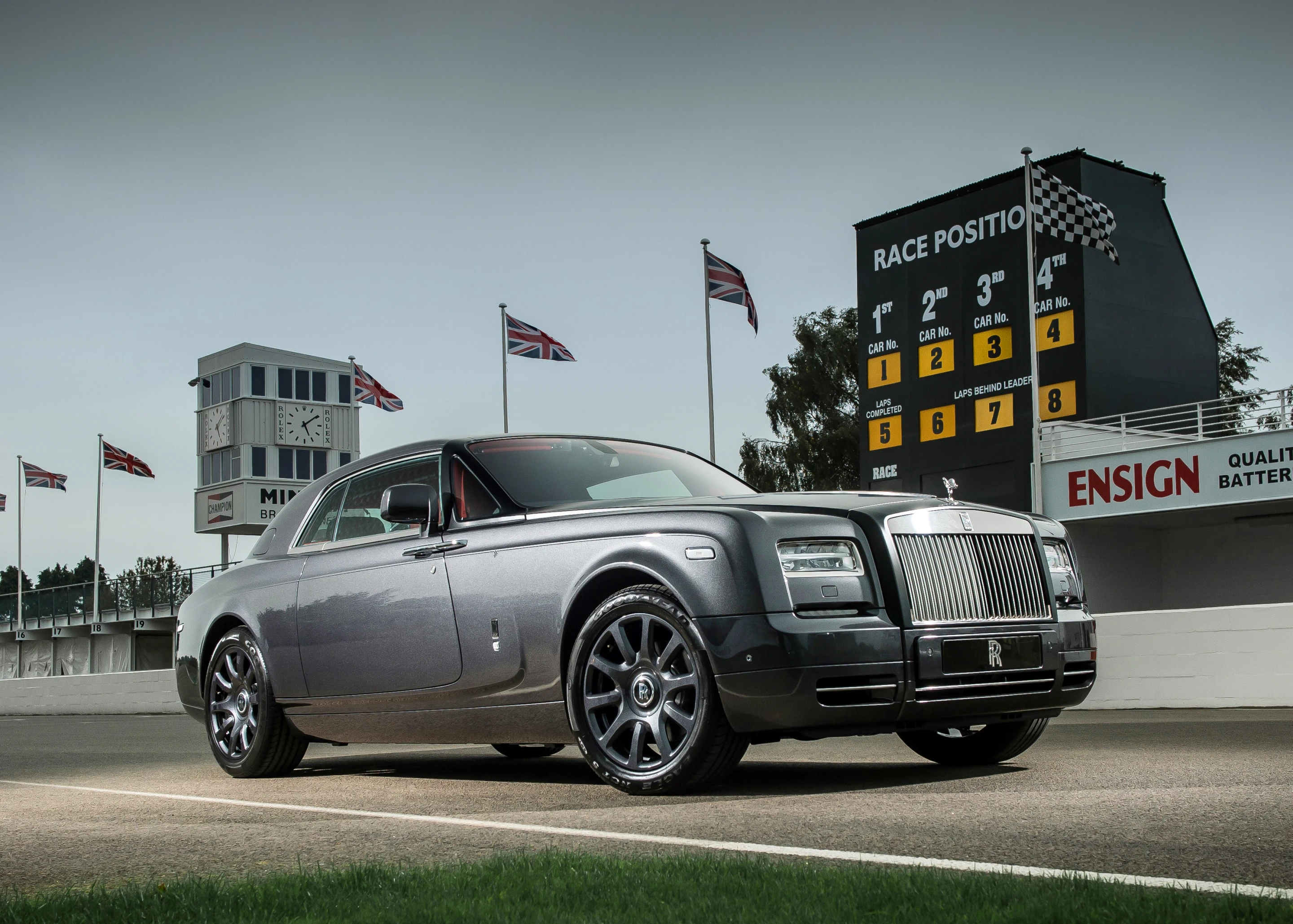 The Phantom Coupé Chicane was inspired by the Goodwood Motor Circuit