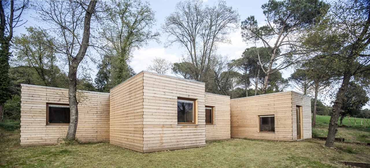 With meteorological data in hand, the firm figured out where best to place the windows and orient the house (Photo: Adrià Goula)