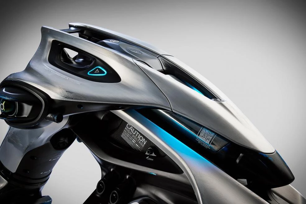 I don't exactly know what Yamaha thinks the future of motorcycling will be like, but it's likely nothing like how we ride today