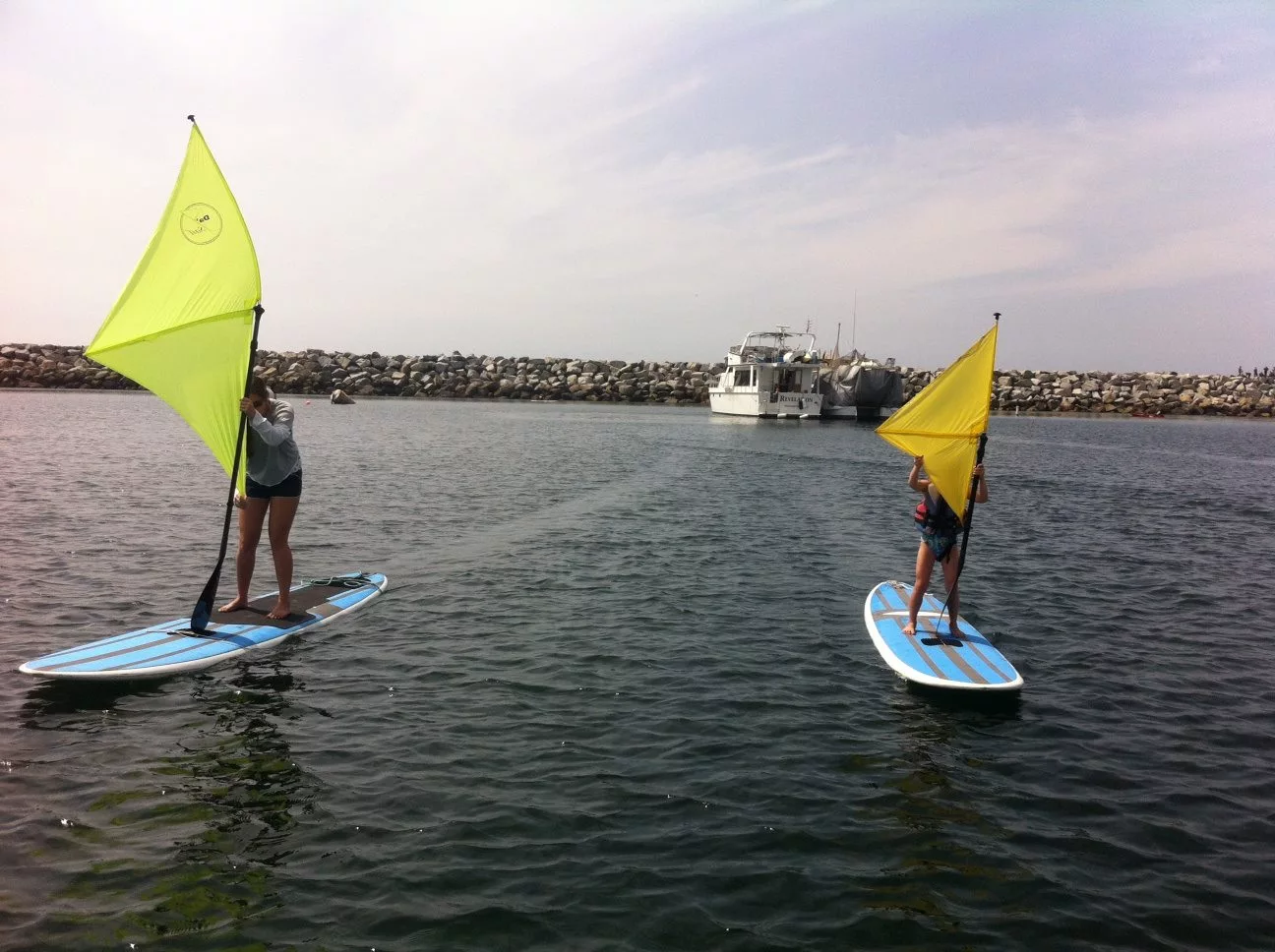 On the water with the DaSail SUP Paddle