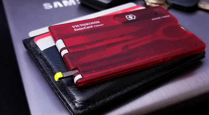 The Firefly is also compatible with Swiss Army tools that include a toothpick slot