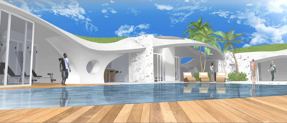 Nicolo Bini's company has devised three new models of the Binishell, including one designed for middle income housing and educational facilities
