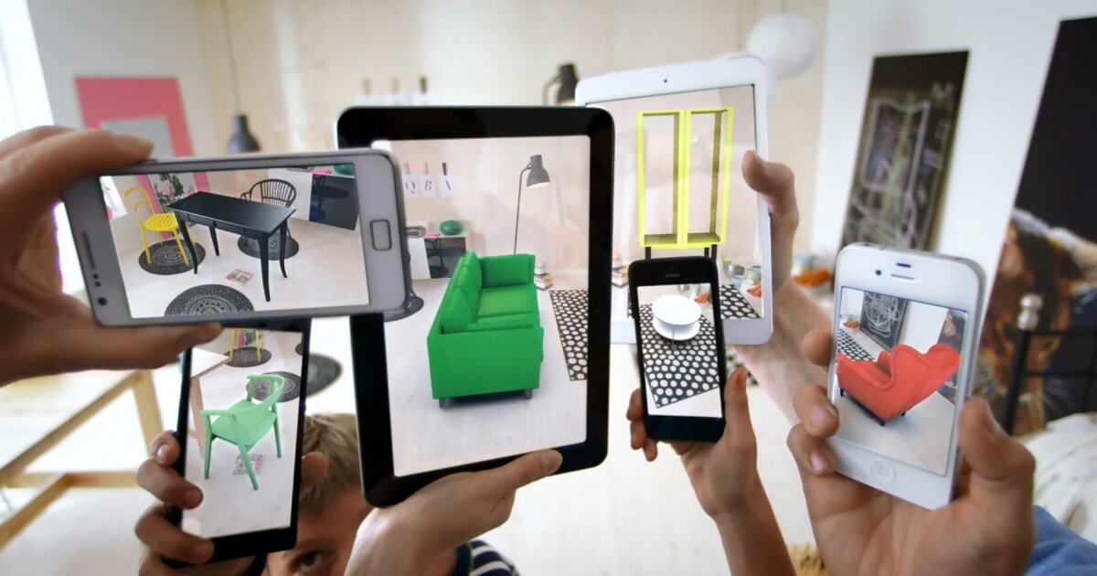 Ikea Catalog Uses Augmented Reality To Give A Virtual Preview Of Furniture In A Room