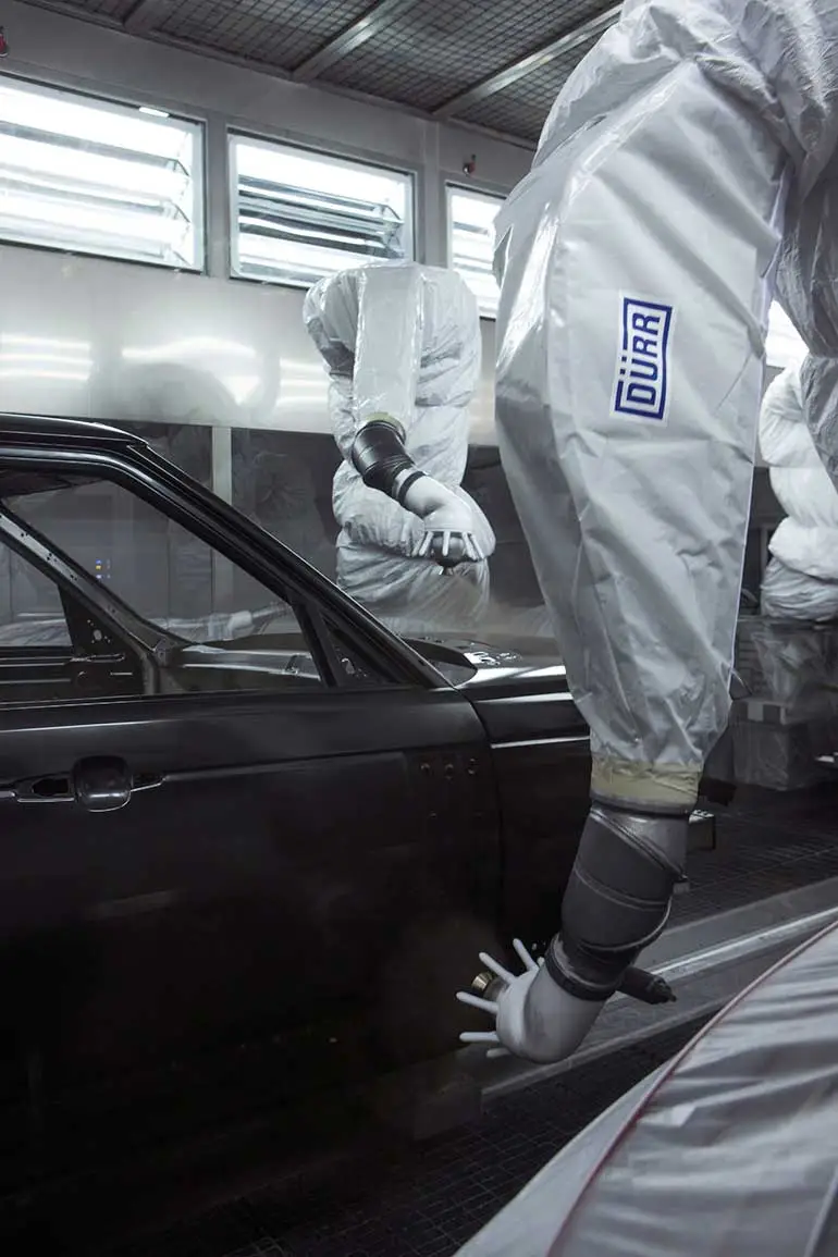 2013 Range Rover in the paint shop
