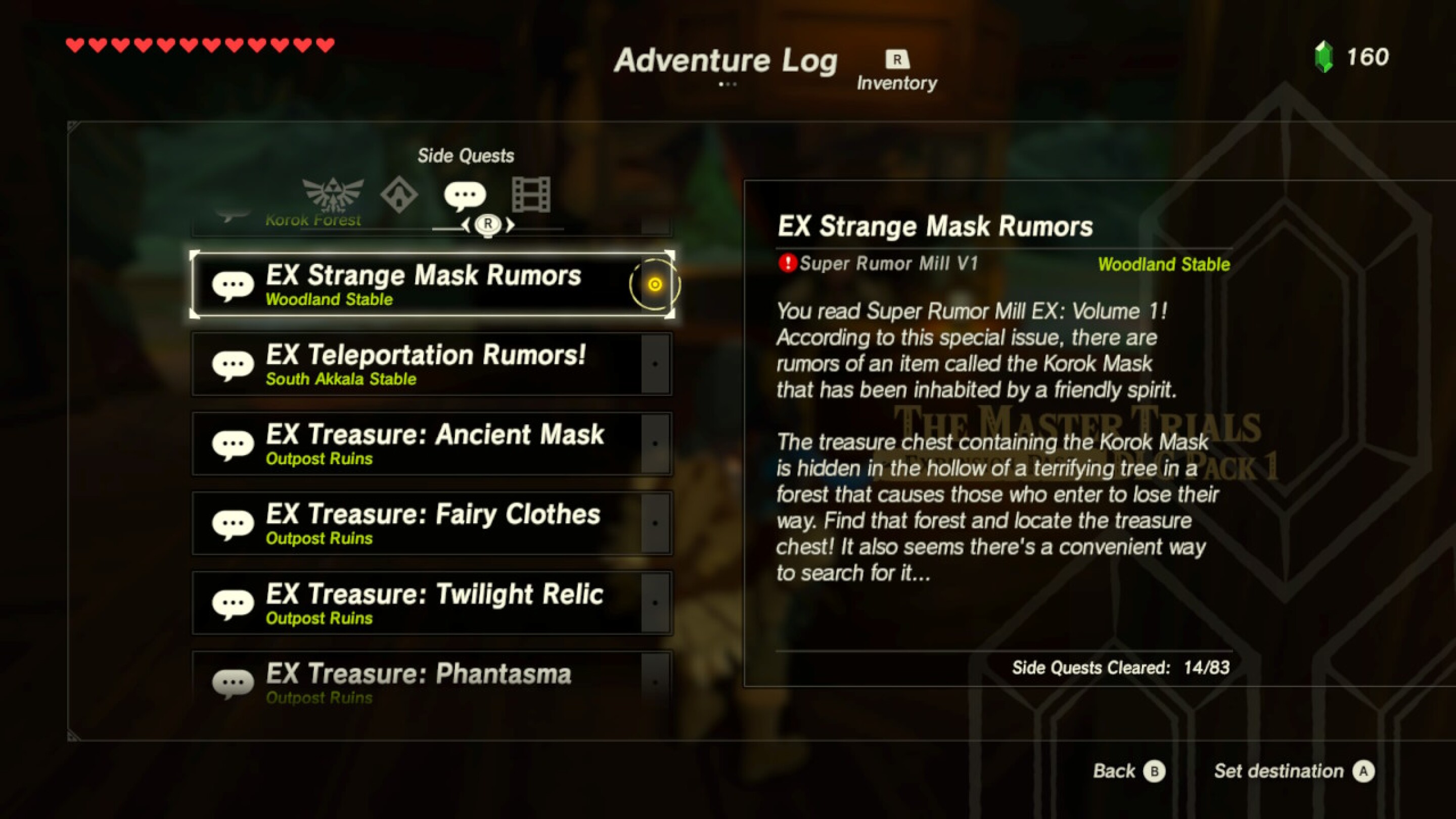 How to find the Korok Mask in Zelda BOTW's first DLC pack