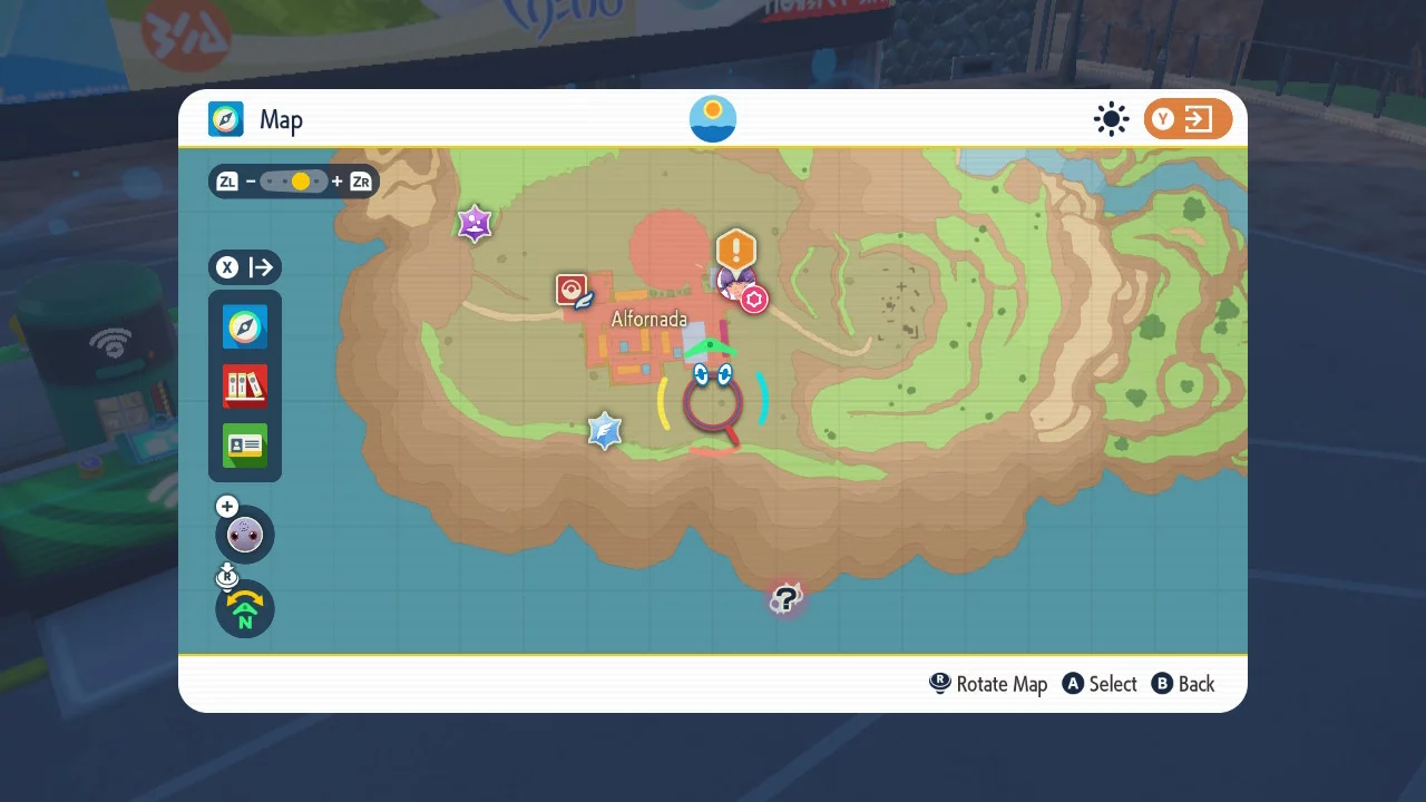 Alfornada is located in the southwest area of your map