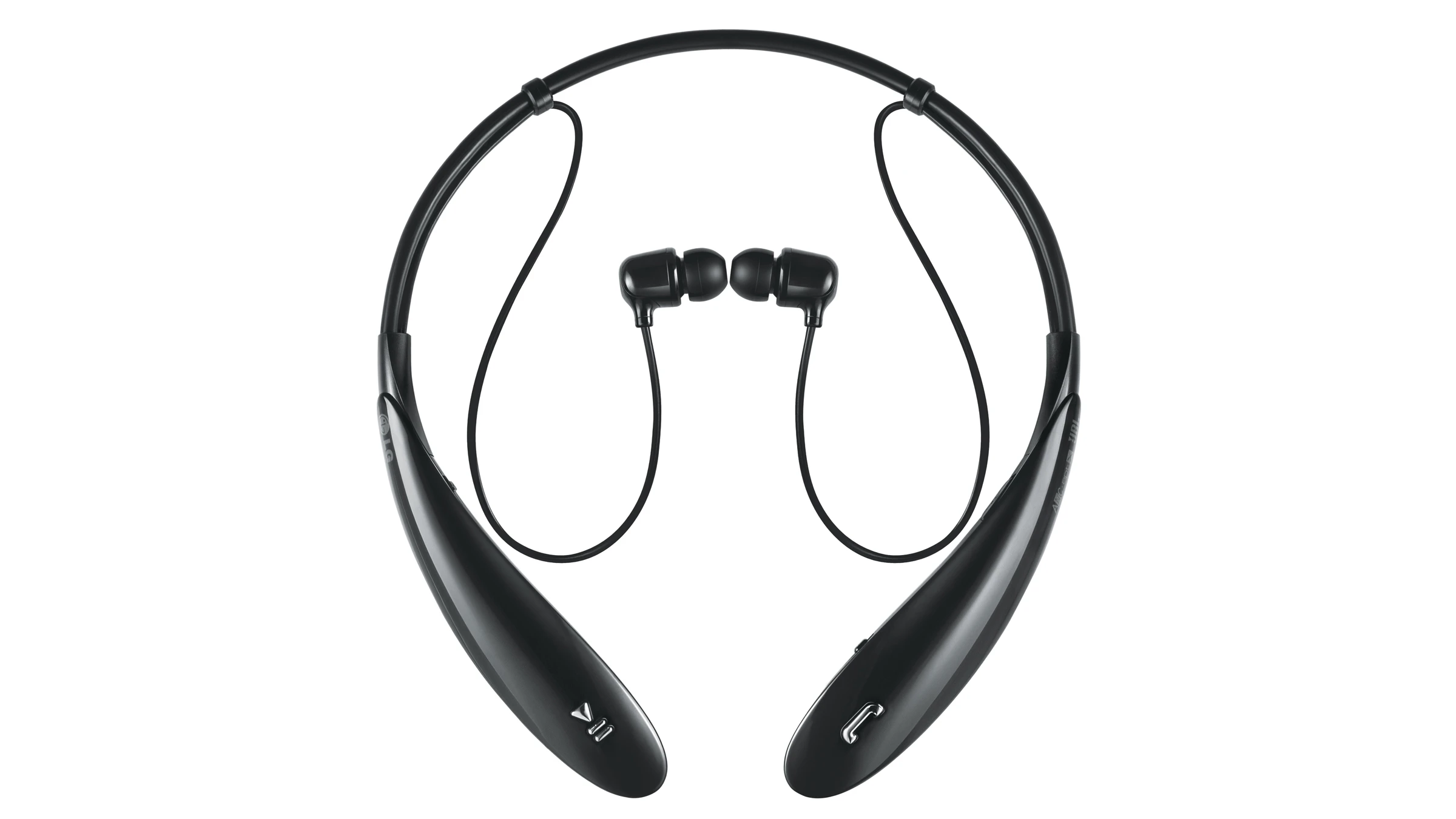 The around-the-neck design of the new LG Tone Ultra Bluetooth headphones