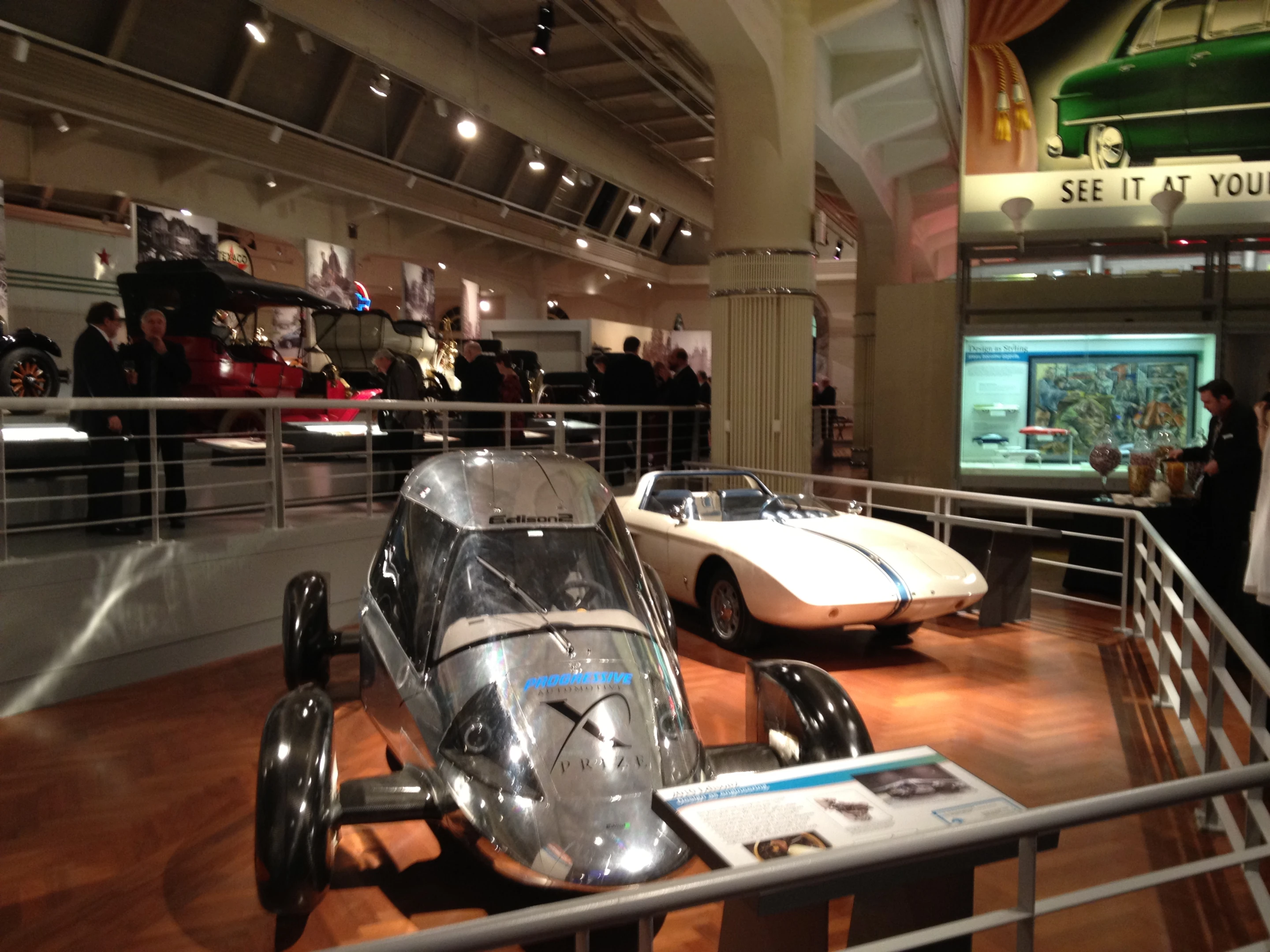 The X-PRIZE-winning Very Light Car #98 on display at The Henry Ford