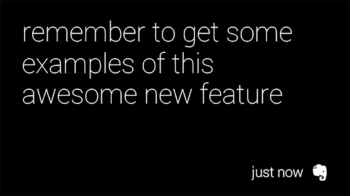Evernote can now be accessed using a simple voice command