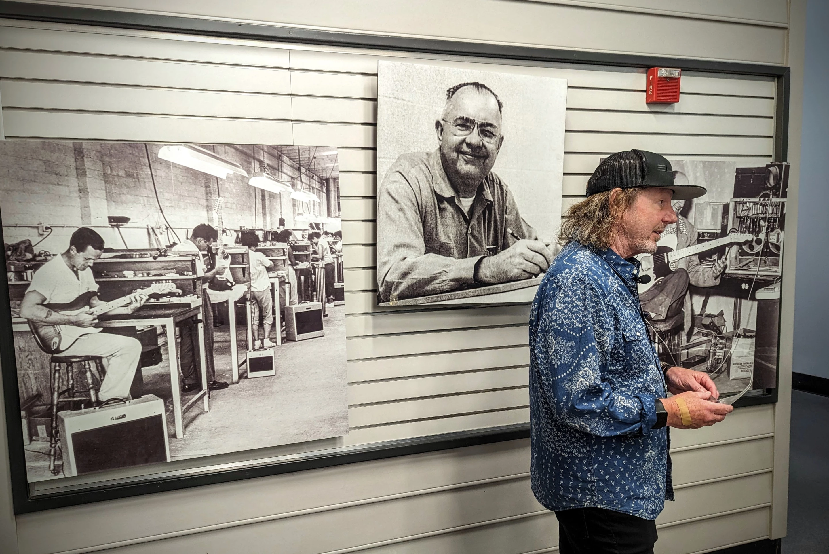 Mark Kendrick started working at Fender 48 years ago. He's the only current employee that worked alongside Leo Fender