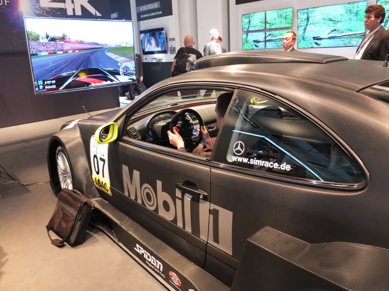 The WT600 rigged up to a driver simulator