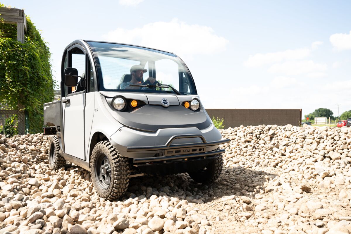 Electric UTV combines all-terrain workhorse with low-speed city hauler