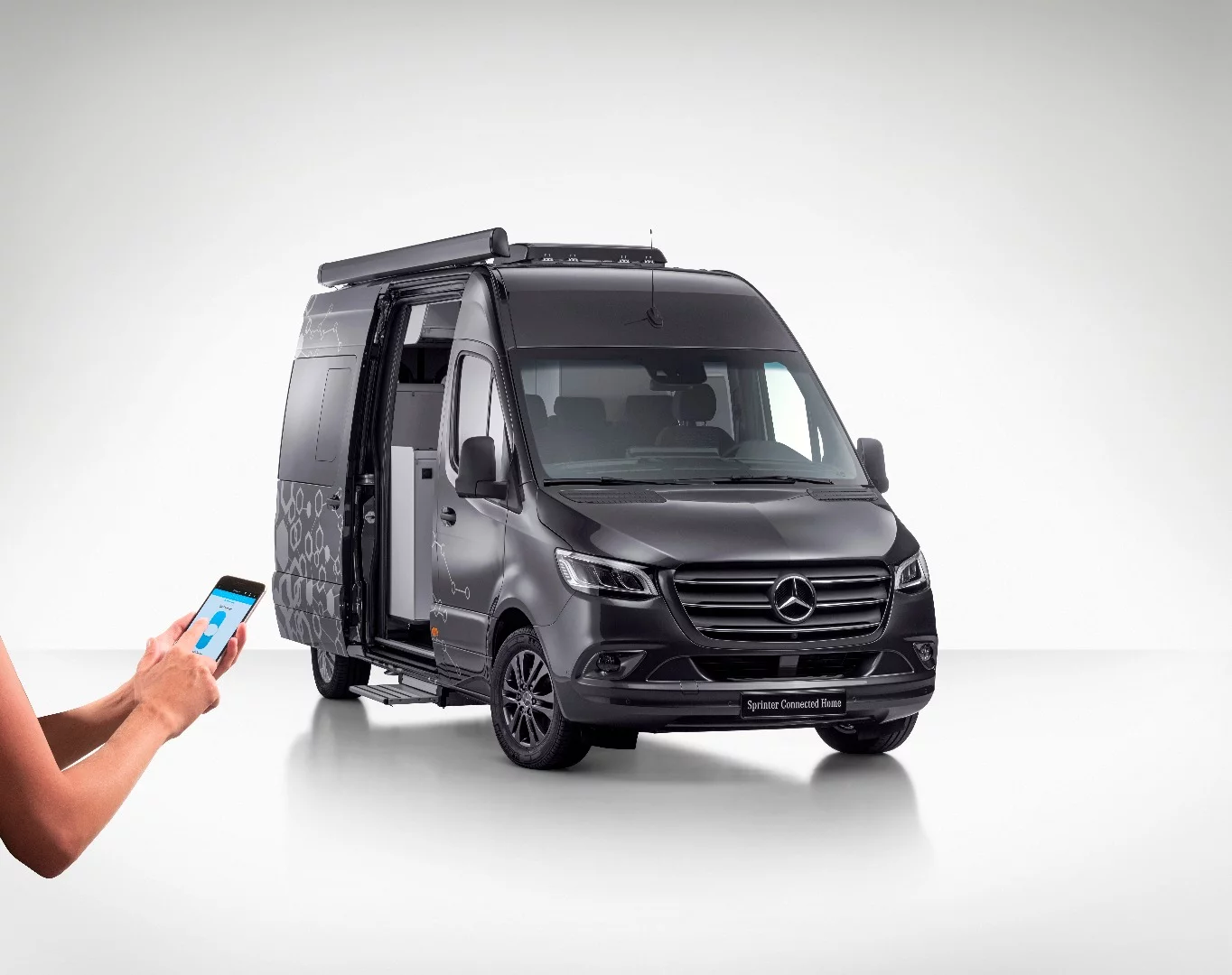 Check the locks on your Sprinter camper van via smartphone