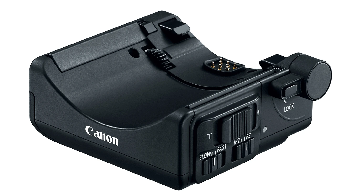 The Canon Power Zoom Adapter PZ-E1 provides smooth zooms at the touch of a button