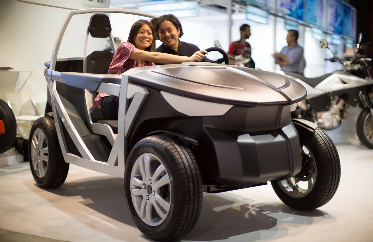 The Tabby is a DIY two or four passenger vehicle design with a chassis that can be assembled in less than 60 minutes