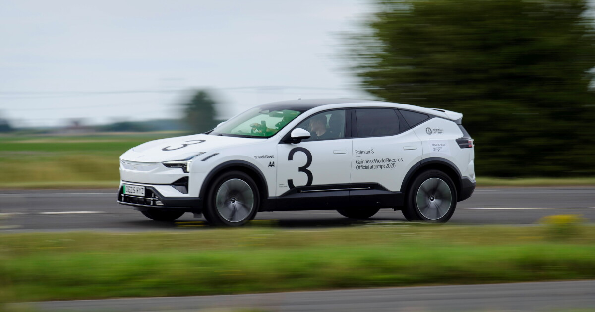 Polestar 3 SUV bricht Guinness-Rekord für EV-Reichweite mit einer Ladung