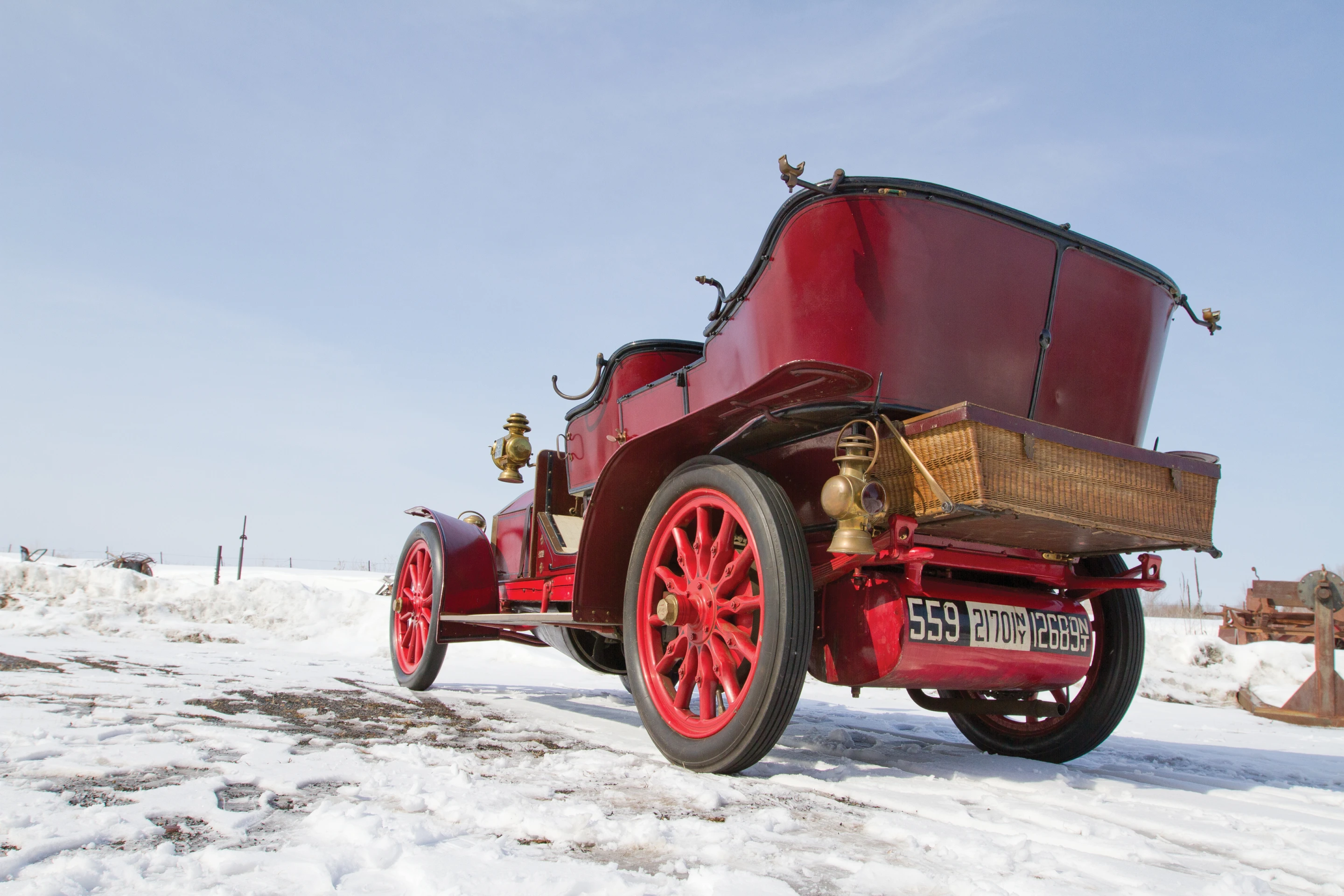 Stylistically, the 60 HP is part Santa Sleigh, part Chitty Chitty Bang Bang and part horseless carriage (Photo: Teddy Pieper ©2013 Courtesy of RM Auctions)
