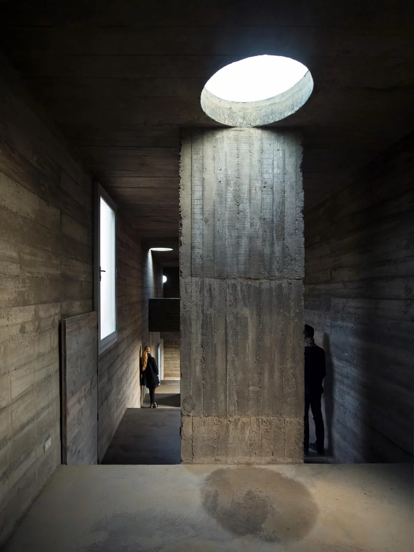 Skylights provide additional daylight inside Loba House