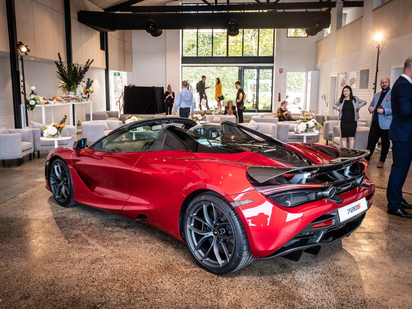 The 4-liter twin turbo V8 engine smashes out around 710 horses