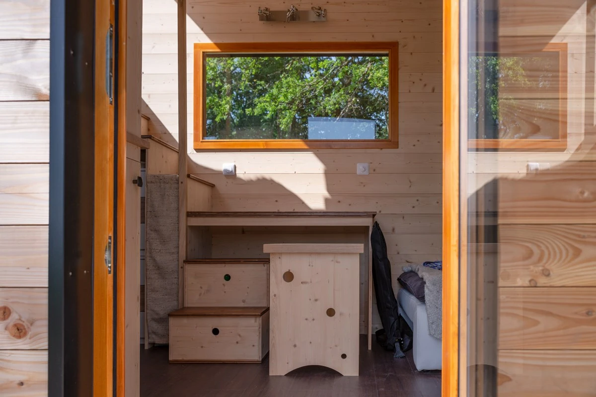 The Tiny House Franck has a total floorspace of 20.4 sq m (219 sq ft)