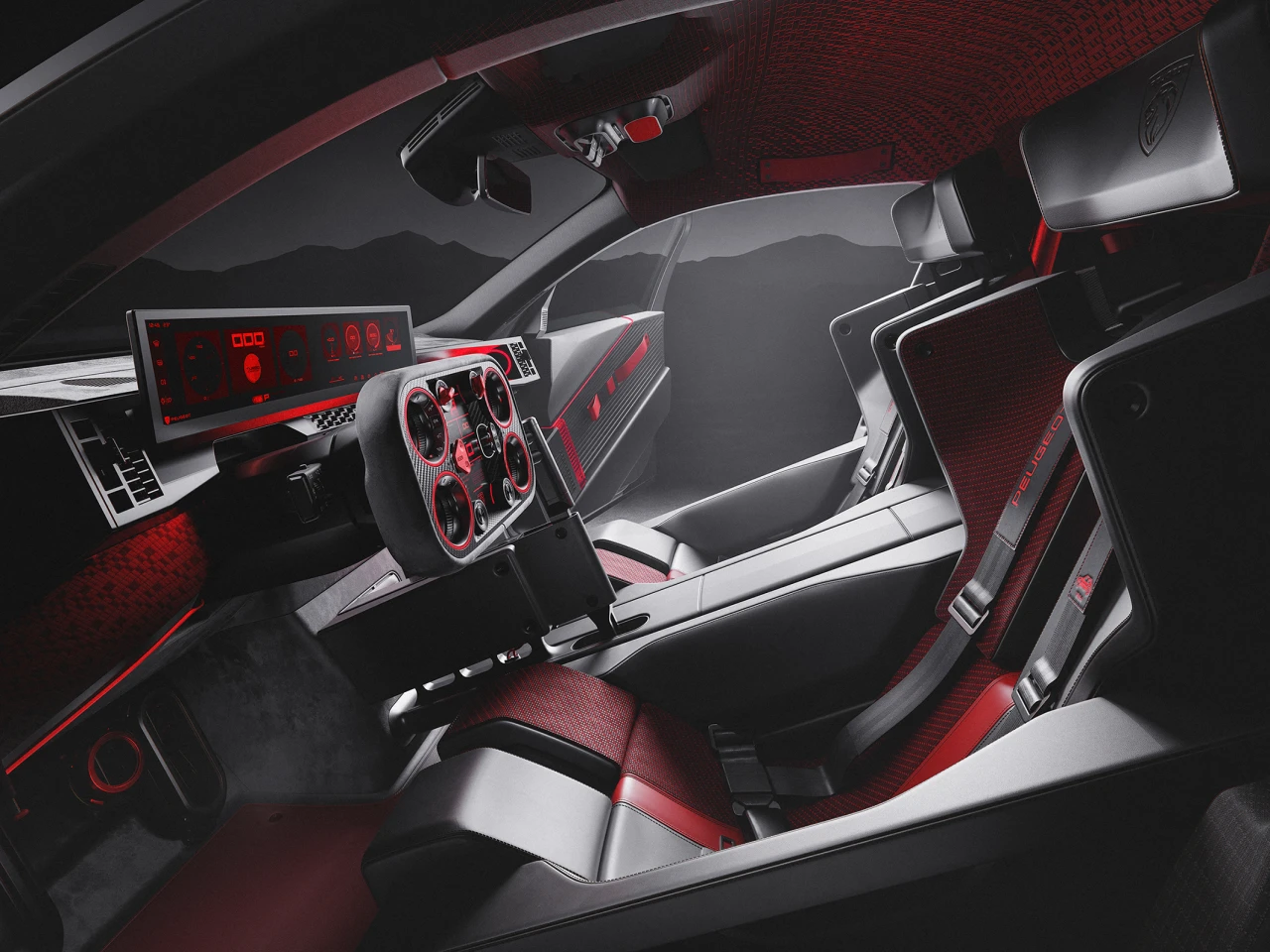 The cabin of the E-T16 is clearly not a place for timid passengers. This car does 0-62 in just 2.5 seconds